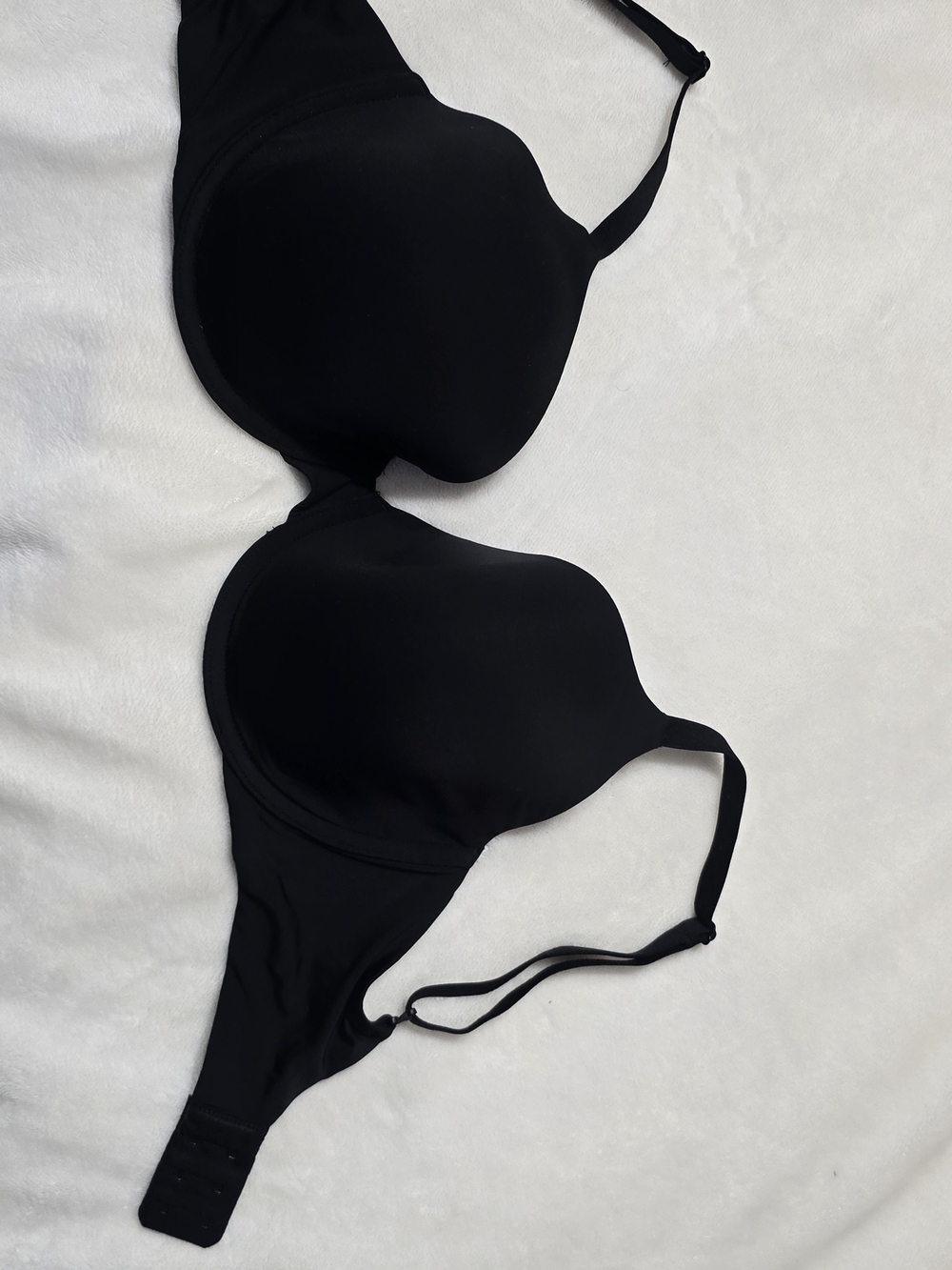 Victoria's Secret Black T-shirt Lightly Lined Bra 32DDD NWOT